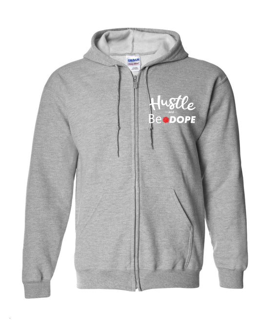 Hustle and Be Dope Zip Up